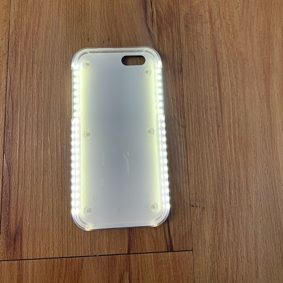 LuMee Selfie Phone Case Blk LED Lighting iPhone 6 - Picture 5 of 7